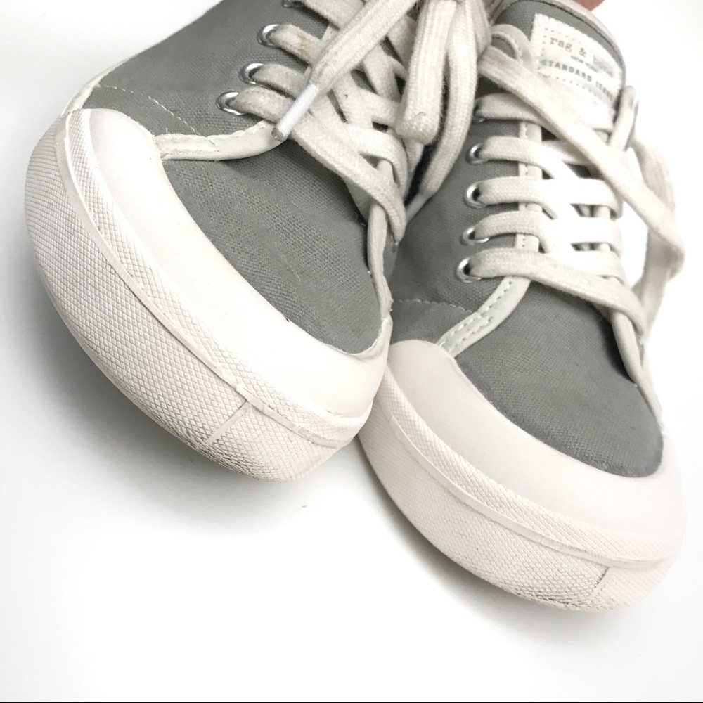 Rag & Bone Standard Issue Sneakers Canvas Leather - image 5